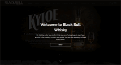 Desktop Screenshot of blackbullwhisky.com